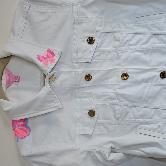 Lilly Pulitzer Denim Jacket Size L - Picture 4 of 15